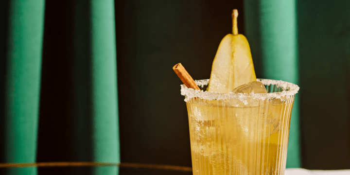 Ginger ale met peer en kaneel